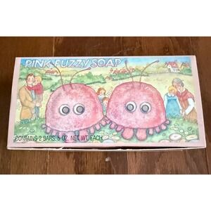 VTG Mary Kay Pink Warm Fuzzy Soap 2 Bars  Org Box 5 Oz Each Weepuls Wuppie NEW!